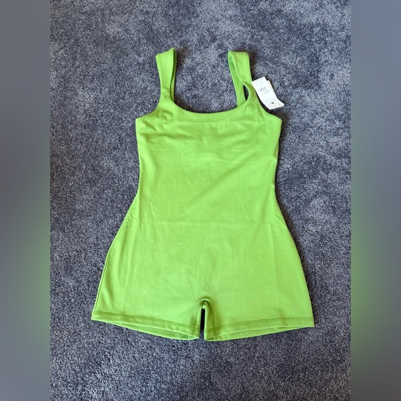 Spiritual Gangster Other - NWT Spiritual Gangster Green Salem Short Bodysuit Yoga Women Size Medium